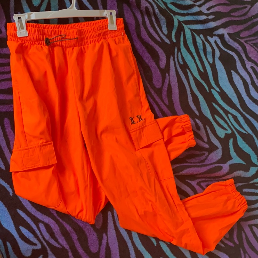 Neon orange sweats